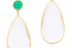 push BY PUSHMATAaHA Large Tear Earrings