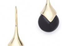 push BY PUSHMATAaHA Onyx Drop Earrings