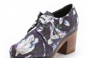 Rachel Comey Rolim Heeled Print Oxfords