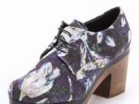 Rachel Comey Rolim Heeled Print Oxfords