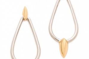 Rachel Zoe Bear Claw Drop Earrings