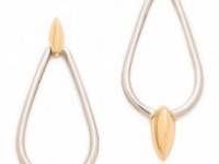 Rachel Zoe Bear Claw Drop Earrings