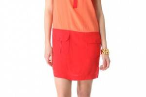 Rachel Zoe Jonah Colorblock Mini Dress