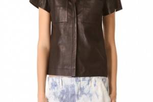 Rag & Bone Adele Leather Shirt