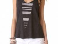 Raquel Allegra Sleeveless V Tee