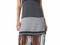 Rebecca Minkoff Aubrey Striped Linen Dress