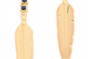 Rebecca Minkoff Dangle Feather Earrings