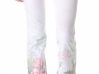 Rebecca Minkoff Digital Floral Skinny Boot Jeans