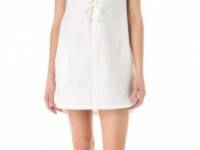 Rebecca Minkoff Seattle Quilted Lace Up Dress