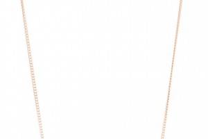 Rebecca Minkoff Studded ID Plate Necklace