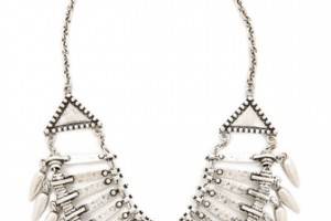 Rebecca Minkoff Tribal Bib Necklace