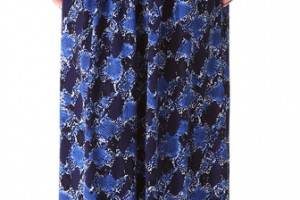 Rebecca Taylor Snake Print Maxi Skirt