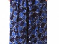 Rebecca Taylor Snake Print Maxi Skirt