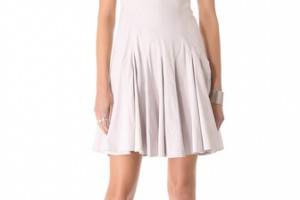 Rebecca Taylor V Neck Godet Dress