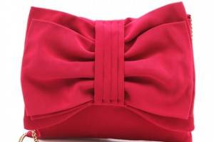 RED Valentino Bow Clutch