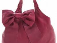 RED Valentino Leather Bow Hobo