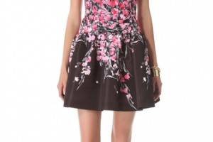 RED Valentino Lily Drop Waist Dress