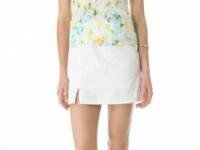 Richard Chai Love Layered Floral Sleeveless Dress