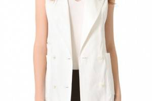 Richard Chai Love Vest with Patch Pockets