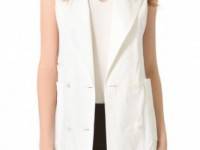 Richard Chai Love Vest with Patch Pockets