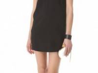 Robert Rodriguez Side Illusion Crepe Dress