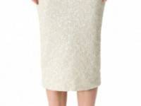 Rochas Below the Knee Pencil Skirt