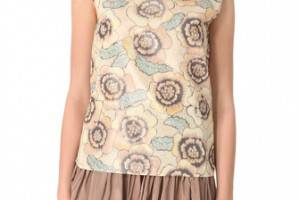 Rochas Floral Print Tank