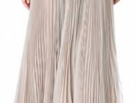 Rochas Pleated Maxi Skirt