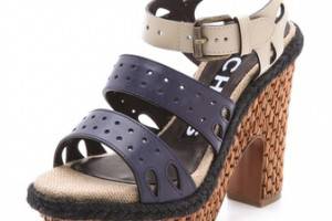 Rochas Strapped Platform Sandals