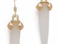 Rose Pierre White Sand Castle Earrings