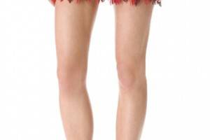 Roseanna Son Fringe Suede Skirt