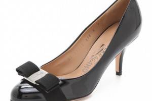 Salvatore Ferragamo Carla Round Toe Pumps