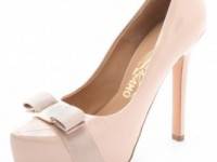 Salvatore Ferragamo Trilly Platform Pumps with Bow