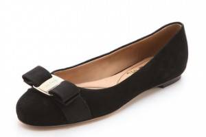 Salvatore Ferragamo Varina Classic Suede Flats