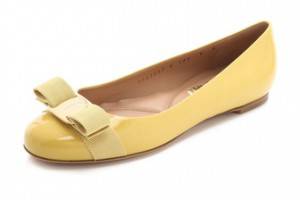 Salvatore Ferragamo Varina Patent Ballet Flats