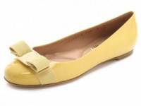 Salvatore Ferragamo Varina Patent Ballet Flats