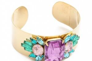 Sandy Hyun Jeweled Cuff Bracelet