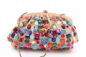 Santi Jeweled Clutch