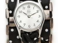 Sara Designs Polka Dot Wrap Watch