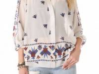 Sea Eagle Print Blouse