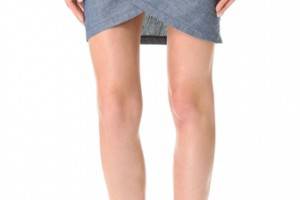 See by Chloe Chambray Miniskirt