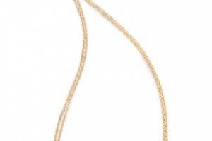 serefina Delicate Double Chain Necklace