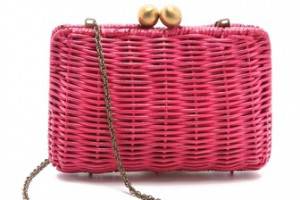 Serpui Marie Pic Nic Wicker Minaudiere