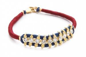 Shashi Ballerina Silk Wrap Bracelet