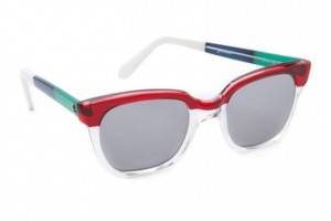 Sheriff&Cherry Colorblock Sunglasses