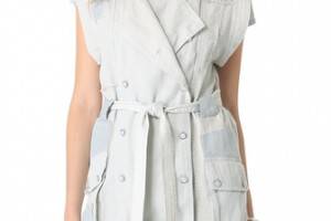 Shona Joy Chambray Patchwork Vest