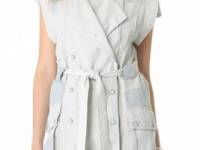 Shona Joy Chambray Patchwork Vest