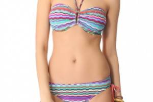 Shoshanna Bialik Ring Halter Bikini Top