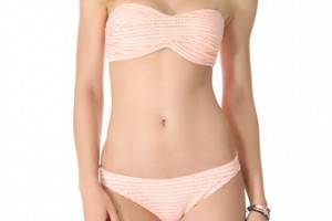 Shoshanna Charlotte Ronson for Shoshanna Adelaide Crochet Bandeau Bikini Top