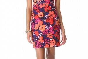 Shoshanna Janie Floral Strapless Dress